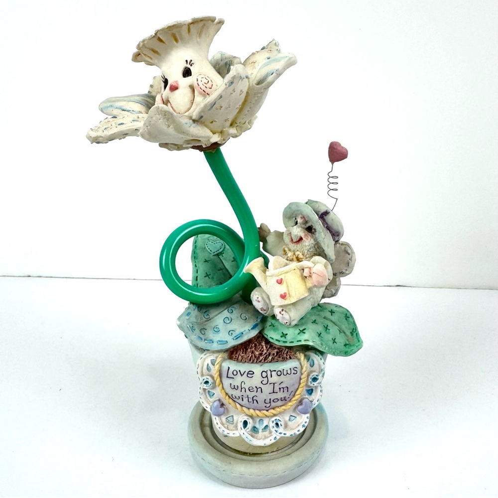 VTG Best Of Buds Love Grows When I’m With You 1995 Enesco Co. by Cindy Kiernicki - Picture 2 of 12